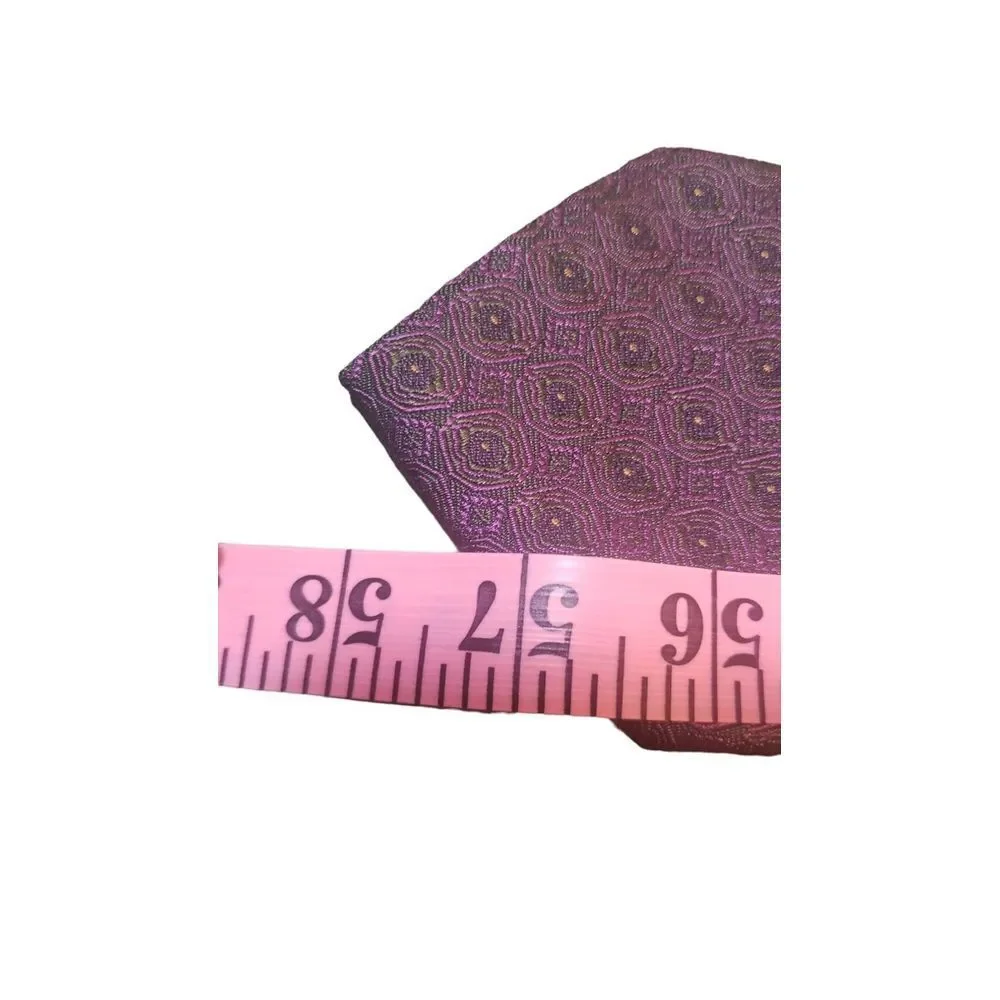 Allen Lolly Nottingham England‎ Made In USA 100% Woven Silk Mens Neck Tie